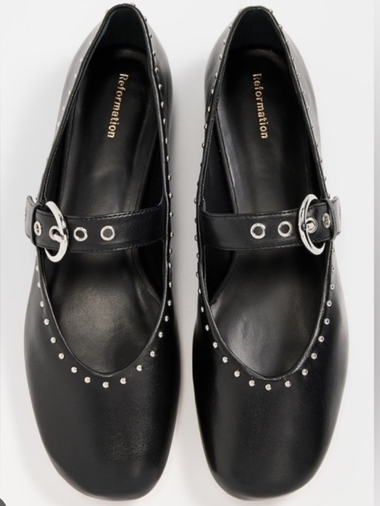 Reformation Shoes - BNIB Reformation Bethany ballet flat with stud